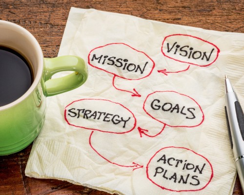 vision, mission, goals, strategyand asctio plans